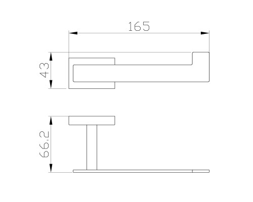 Держатель для туалетной бумаги без крышки Wonzon&Woghand, Хром