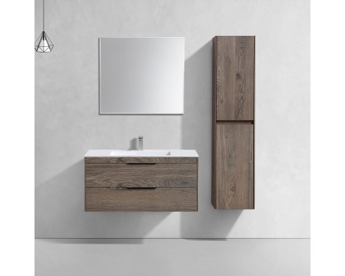 База под раковину Vincea Chiara 2D 1000 подвесная 2 выкатных ящика Soft-close R.Oak