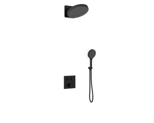 Душевой комплект Vincea VSFW-421I3MB встраиваемый, двухрежимный, черный