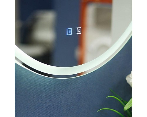 Зеркало BelBagno 70 SPC-RNG-700-LED-TCH-SND с подсветкой с голосовым управлением и подогревом Зеркало BelBagno 70 SPC-RNG-700-LED-TCH-SND с подсветкой с голосовым управлением и подогревом