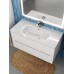 Раковина для ванной 100 см, Uperwood Monica, белая глянцевая