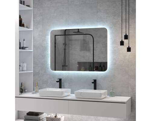 Зеркало Taliente Zled-B с LED-подсветкой, 100x70см, прямоугольное