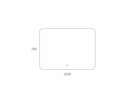 Зеркало Taliente Zled-B с LED-подсветкой, 100x70см, прямоугольное