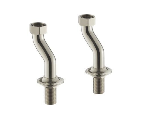 Комплект подключения смесителя на борт Benesque Grosvenor Level 19020208 никель глянцевый