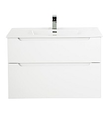 Тумба под раковину BelBagno Etna-H60 80 ETNA-H60-800-2C-SO-BL-P подвесная Bianco Lucido