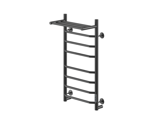 Электрический полотенцесушитель Ника Way-3 80/40 U с полкой Черный матовый