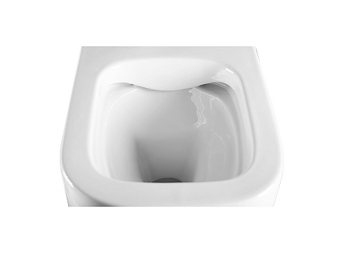Безободковый подвесной унитаз Charus Pinto EWC700-126W сиденьем микролифт