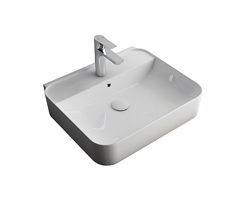 Раковина Isvea SistemaU 50 см накладная белый 10PL53050SV