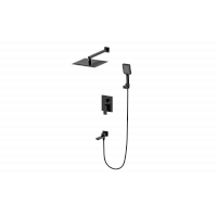 Душевая система встраиваемая Wonzon&Woghand, Черный матовый