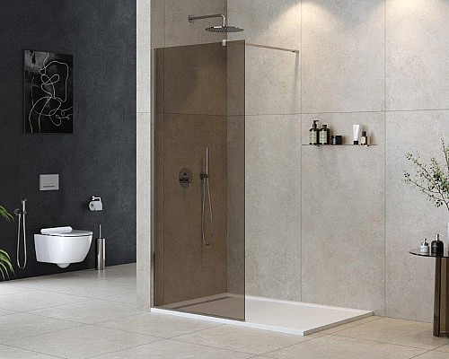 Душевая перегородка Cezares Liberta 90 LIBERTA-L-1-90-120-BR-Cr Хром