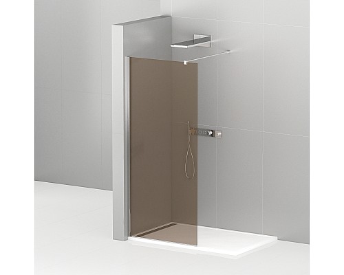 Душевая перегородка Cezares Liberta 90 LIBERTA-L-1-90-120-BR-Cr Хром