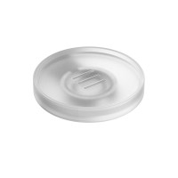 Мыльница подвесная Colombo Mini цвет PVD графит матовый/матовое стекло