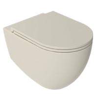 Унитаз ISVEA Infinity подвесной 365x530x400-слоновая кость матовый 10NF02001SV-2K