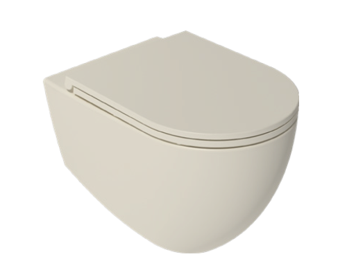 Унитаз ISVEA Infinity подвесной 365x530x400-слоновая кость матовый 10NF02001SV-2K