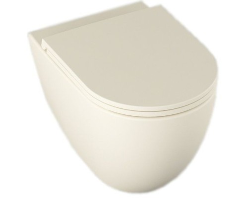 Унитаз ISVEA Infinity подвесной 365x530x400-слоновая кость матовый 10NF02001SV-2K