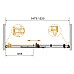 Дверь в проём Cezares STYLUS-SOFT-BF-1-150-C-Cr