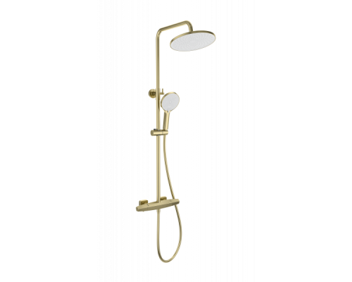 Душевая система с термостатом Wonzon&Woghand, Брашированное золото