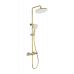 Душевая система с термостатом Wonzon&Woghand, Брашированное золото