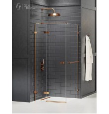 Душевое ограждение NEW TRENDY AVEXA COPPER BRUSHED L 90x70x200 медь