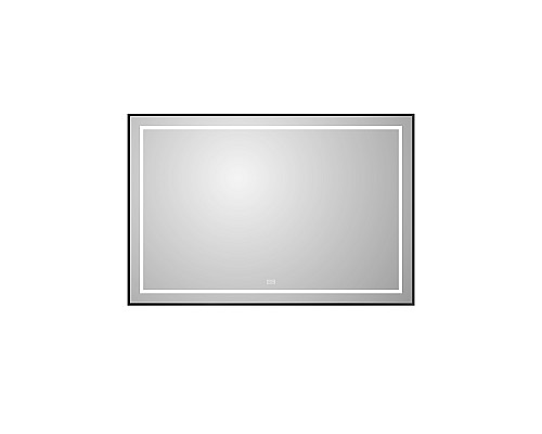Зеркало BelBagno Kraft 120 SPC-KRAFT-1200-800-LED-TCH-WARM-NERO с подсветкой Черное с сенсорным выключателем и подогревом Зеркало BelBagno Kraft 120 SPC-KRAFT-1200-800-LED-TCH-WARM-NERO с подсветкой Черное с сенсорным выключателем и подогревом