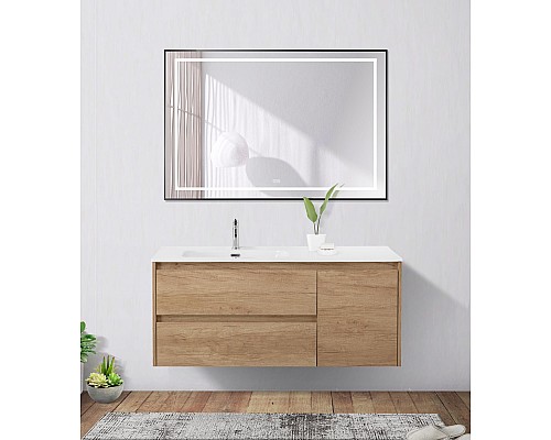 Зеркало BelBagno Kraft 120 SPC-KRAFT-1200-800-LED-TCH-WARM-NERO с подсветкой Черное с сенсорным выключателем и подогревом Зеркало BelBagno Kraft 120 SPC-KRAFT-1200-800-LED-TCH-WARM-NERO с подсветкой Черное с сенсорным выключателем и подогревом