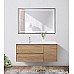 Зеркало BelBagno Kraft 120 SPC-KRAFT-1200-800-LED-TCH-WARM-NERO с подсветкой Черное с сенсорным выключателем и подогревом
