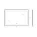 Зеркало BelBagno Kraft 120 SPC-KRAFT-1200-800-LED-TCH-WARM-NERO с подсветкой Черное с сенсорным выключателем и подогревом