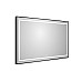 Зеркало BelBagno Kraft 120 SPC-KRAFT-1200-800-LED-TCH-WARM-NERO с подсветкой Черное с сенсорным выключателем и подогревом
