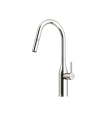 Смеситель для кухни SANCOS Grand SC4002BNG с выдвижным изливом, нержавеющая сталь