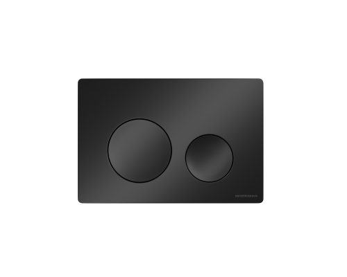 Кнопка смыва Ceramicanova Balance, черный матовый
