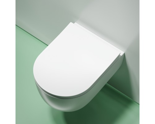 Подвесной унитаз Ceramicanova Modena Rimless белый