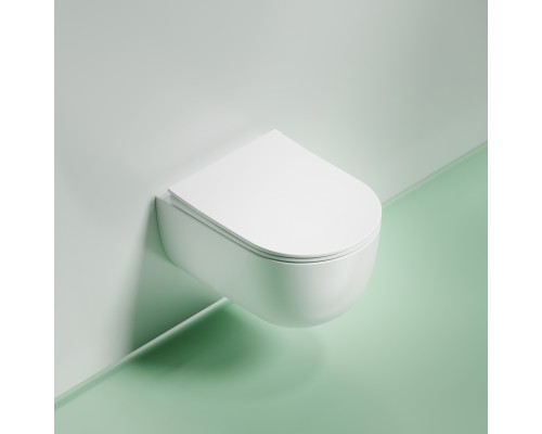 Подвесной унитаз Ceramicanova Modena Rimless белый