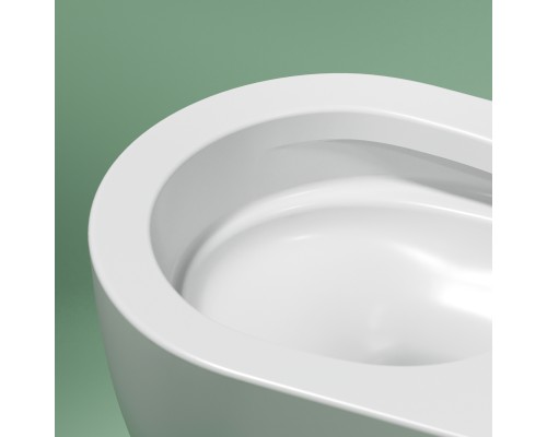 Подвесной унитаз Ceramicanova Modena Rimless белый