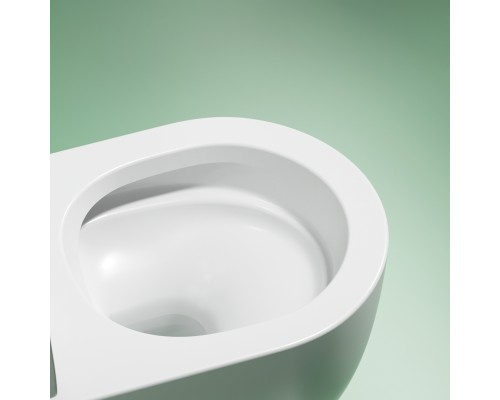 Подвесной унитаз Ceramicanova Modena Rimless белый