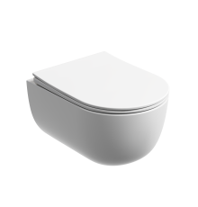 Подвесной унитаз Ceramicanova Modena Rimless белый