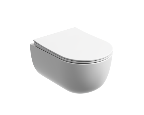 Подвесной унитаз Ceramicanova Modena Rimless белый