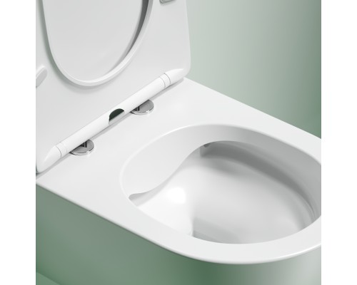 Подвесной унитаз Ceramicanova Modena Rimless белый