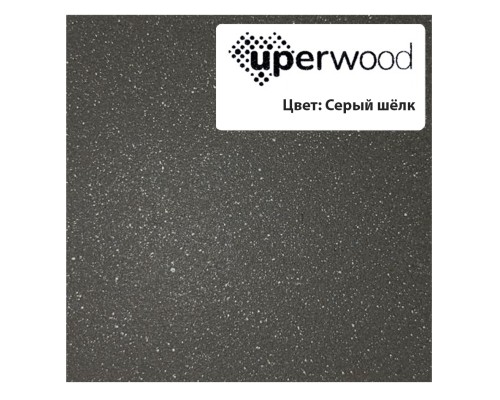 Раковина над стиральной машиной Uperwood Cosmos Quartz 120 правая, крыло слева, серый шелк