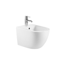 Биде подвесное белое Iberica Blanca Bilbao Bide с отверстием под смеситель