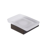 Мыльница Cezares Slider SLIDER-SODS-GM Оружейная сталь