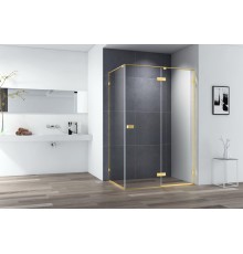 Душевой уголок Cezares Bellagio 140x80 BELLAGIO-AH-1-140/80-C-BORO Золото