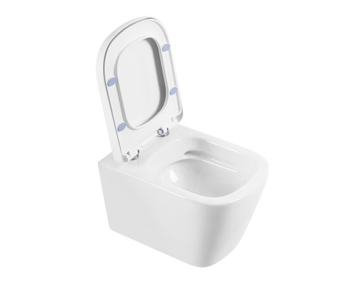 Унитаз BelBagno Albano BB120CHR/BB120SC подвесной с сиденьем Микролифт