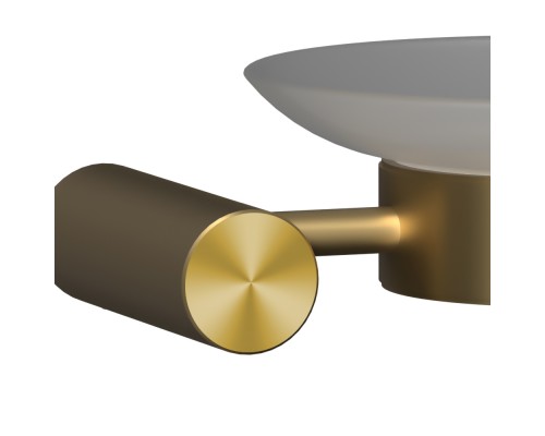 Настенный держатель для мыла Raiber premium RPG-80008 Graceful, матовое золото