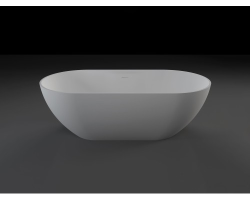 Ванна из искусственного камня Vincea VBT-4S04MW, 170x80x56, белый мат, со слив-переливом