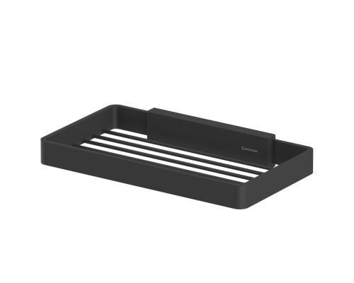 Мыльница-решетка подвесная WHITECROSS Cubo CU2424BL черный мат