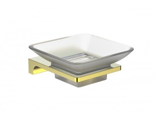 Мыльница с держателем Wonzon&Woghand, Глянцевое золото