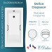 Ванна из литьевого мрамора Delice Diapason 170х70 матовая с черными ручками