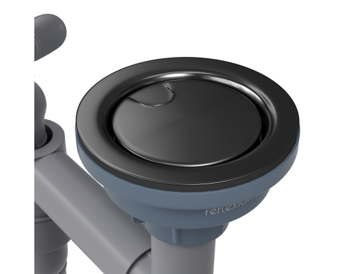 Кухонная мойка Reflexion Iseo RX2250BL оружейная сталь