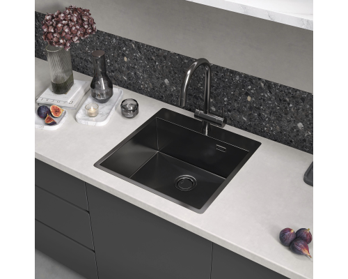 Кухонная мойка Reflexion Iseo RX2250BL оружейная сталь