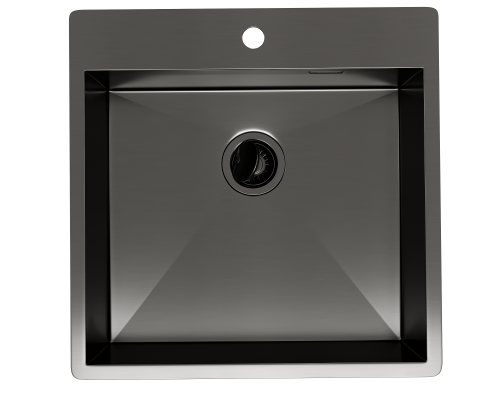 Кухонная мойка Reflexion Iseo RX2250BL оружейная сталь